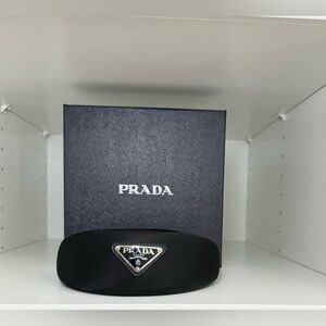 Prada Re-nylon headband in black